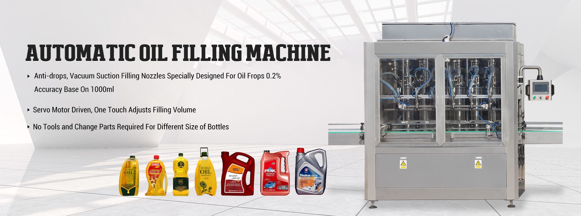 Stroj na plnenie oleja